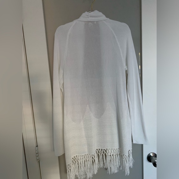 NWOT Lilly Pulitzer White Tatum Cardigan Sweater - Picture 4 of 4